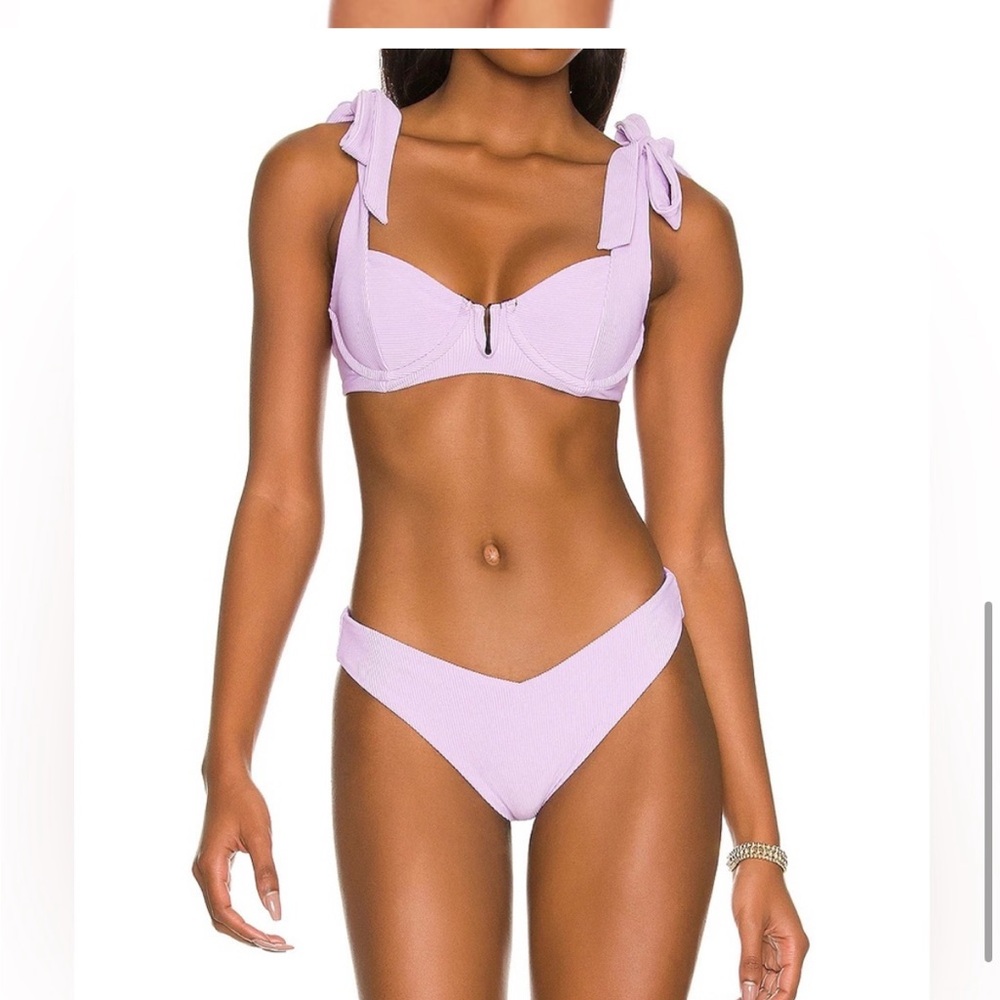 Beach Riot Lilac Bikini Set